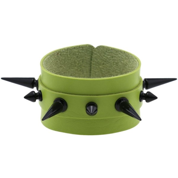 (image for) Tapered Stud Double Leather Bracelet