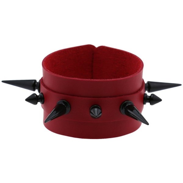 (image for) Tapered Stud Double Leather Bracelet