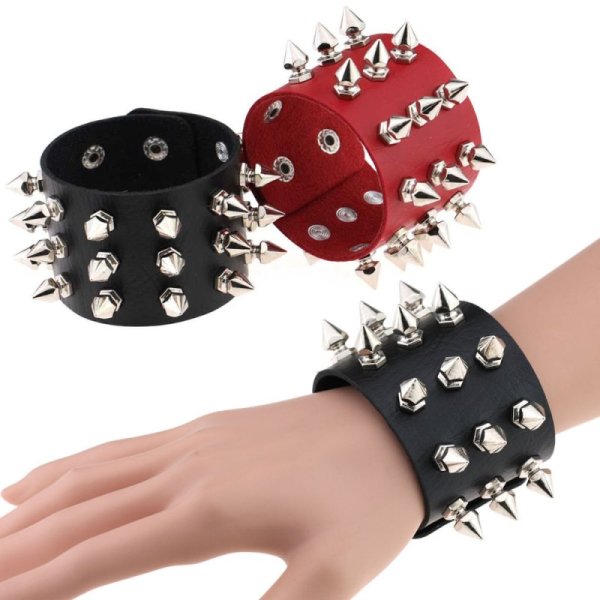 (image for) Three Row Rivet Bracers