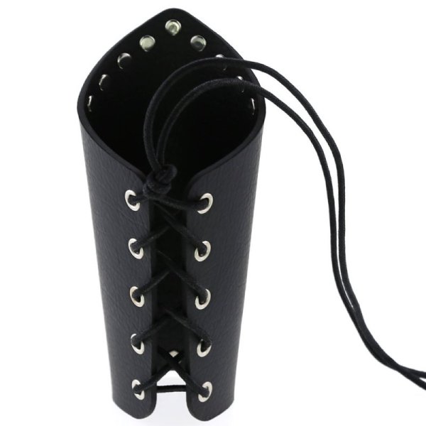 (image for) Leather Waxed Cycling Bracers
