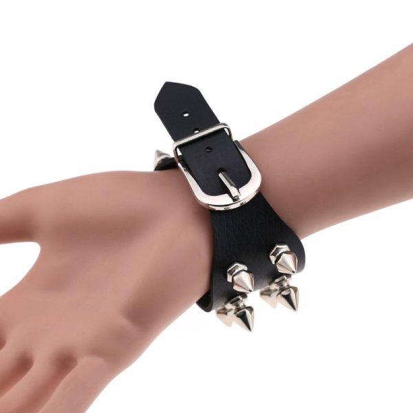(image for) Punk PU leather Rivetbracelet