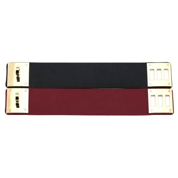 (image for) Alloy Buckle Wide Bracelet