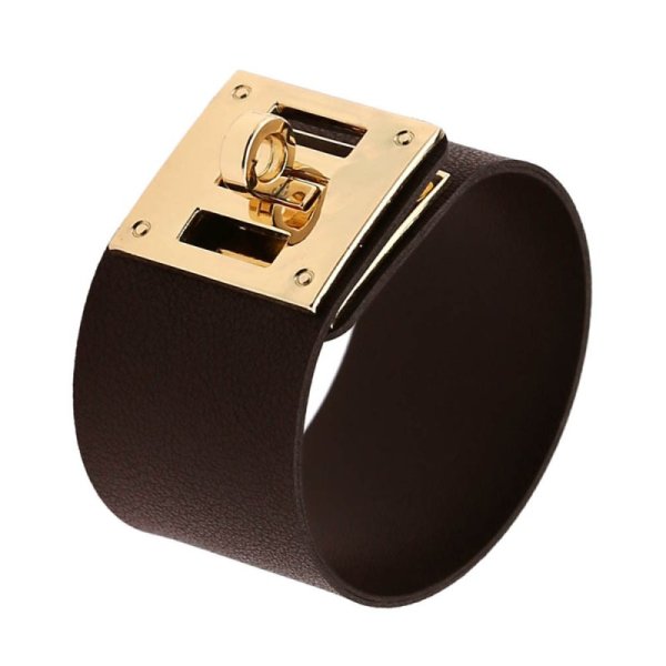 (image for) Alloy Buckle Wide Bracelet
