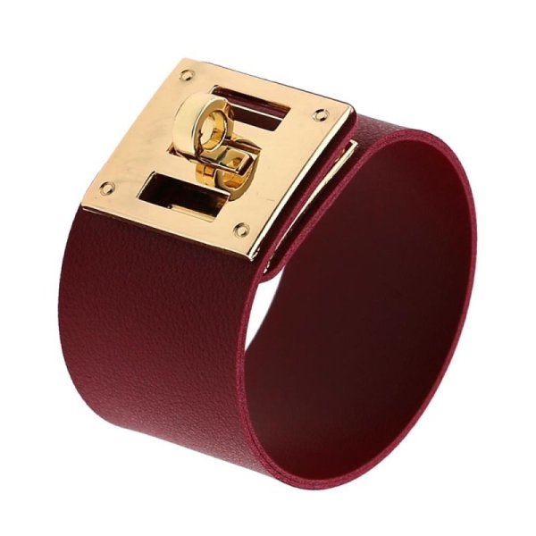 (image for) Alloy Buckle Wide Bracelet