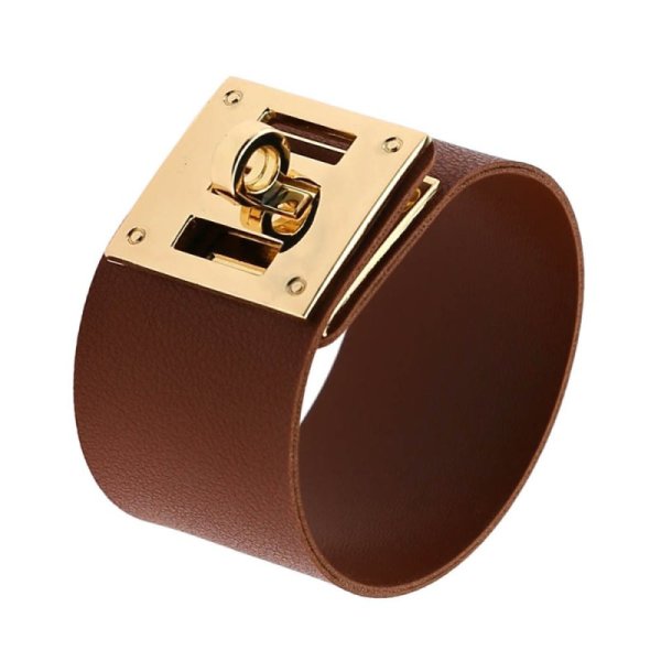 (image for) Alloy Buckle Wide Bracelet