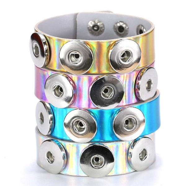 (image for) Button Lock Bracelet- Laser