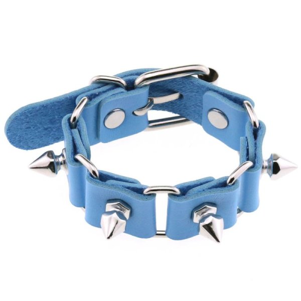 (image for) Stitching Wrist Bracelet With Spike