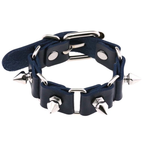 (image for) Stitching Wrist Bracelet With Spike