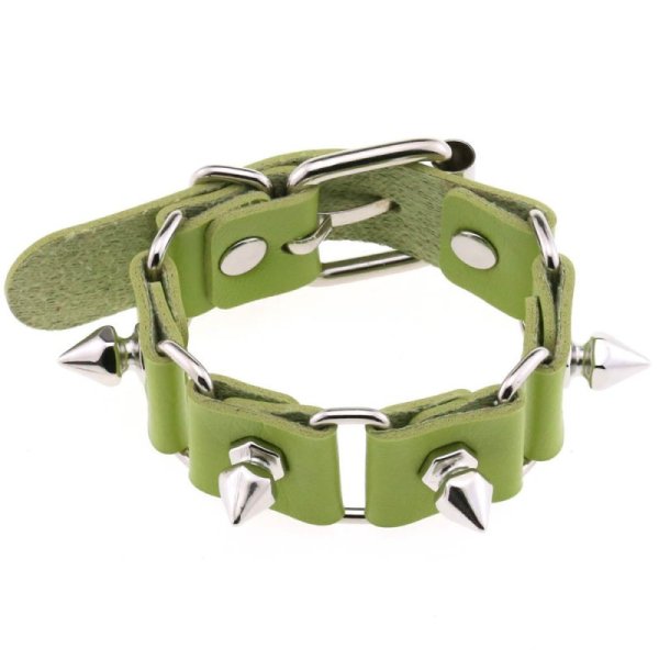 (image for) Stitching Wrist Bracelet With Spike