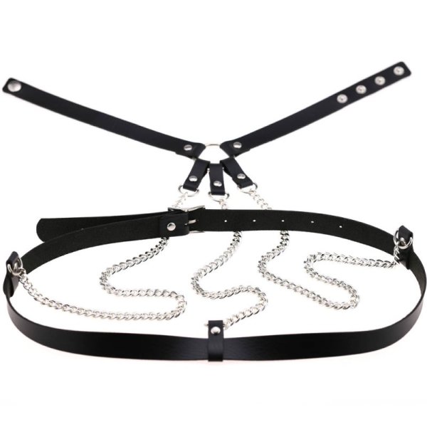 (image for) Bondage Collar Waist Chain