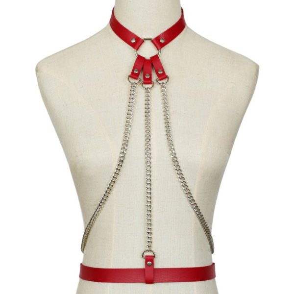 (image for) Bondage Collar Waist Chain