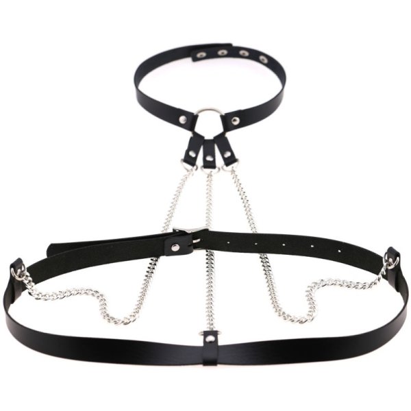 (image for) Bondage Collar Waist Chain