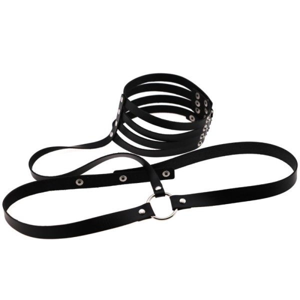 (image for) Erotic Bondage Collar Belt