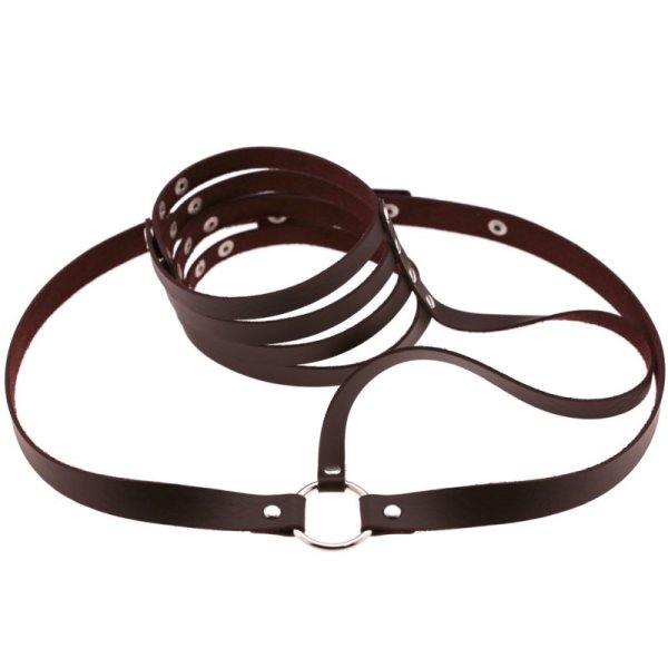 (image for) Erotic Bondage Collar Belt