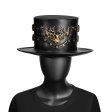 (image for) Men's Steampunk Metal Elk Hat