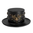 (image for) Men's Steampunk Metal Elk Hat