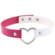 (image for) Double Color Metal Heart Collar
