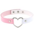 (image for) Double Color Metal Heart Collar