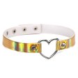 (image for) Laser Collar Metal Heart Collar