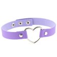 (image for) Metal Heart Collar - 3 Snap