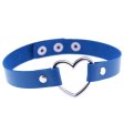 (image for) Metal Heart Collar - 3 Snap