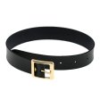 (image for) Harajuku Punk Rock Leather Collar - Golden