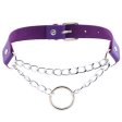 (image for) Silver O Ring Chain Neck Necklace