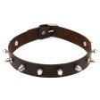 (image for) Punk Spiked Studded Leather Collar