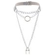 (image for) Chain Lock Pendant Ring Collar