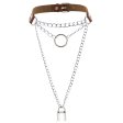 (image for) Chain Lock Pendant Ring Collar