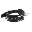 (image for) Extra Long Spikes Heart Ring Collar