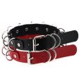(image for) Multiple Rings Double Leather Collar