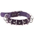 (image for) Multiple Rings Double Leather Collar