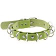 (image for) Multiple Rings Double Leather Collar