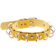 (image for) Multiple Rings Double Leather Collar