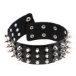 (image for) Three Row Tapered Studded Collar