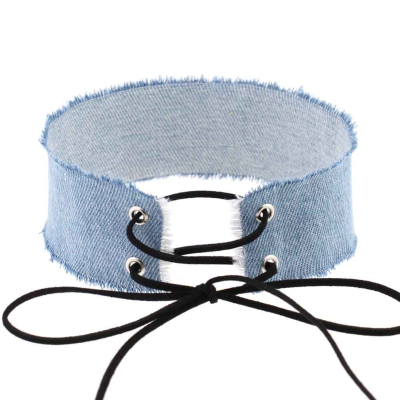 (image for) Binding Collar WIth Denim