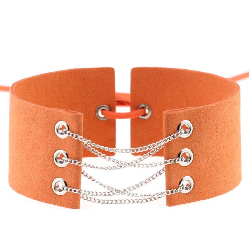 (image for) Coral Fleece Binding Collar - Silver