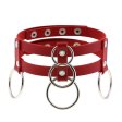 (image for) Double Row Circle Choker Necklace