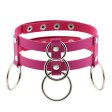 (image for) Double Row Circle Choker Necklace