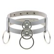(image for) Double Row Circle Choker Necklace
