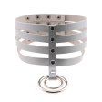 (image for) 4 Row Leather Neck Collar