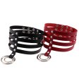 (image for) 4 Row Leather Neck Collar