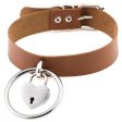 (image for) Large Ring Leather Necklace