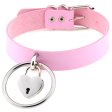 (image for) Large Ring Leather Necklace
