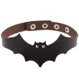 (image for) Little Devil PU Leather Bat Wing Collar