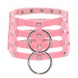 (image for) Four Rows Leather Bondage Collar