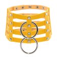 (image for) Four Rows Leather Bondage Collar