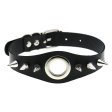 (image for) Metal Ring Spikes Collar