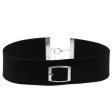(image for) Velvet Necklace with Metal Buckle